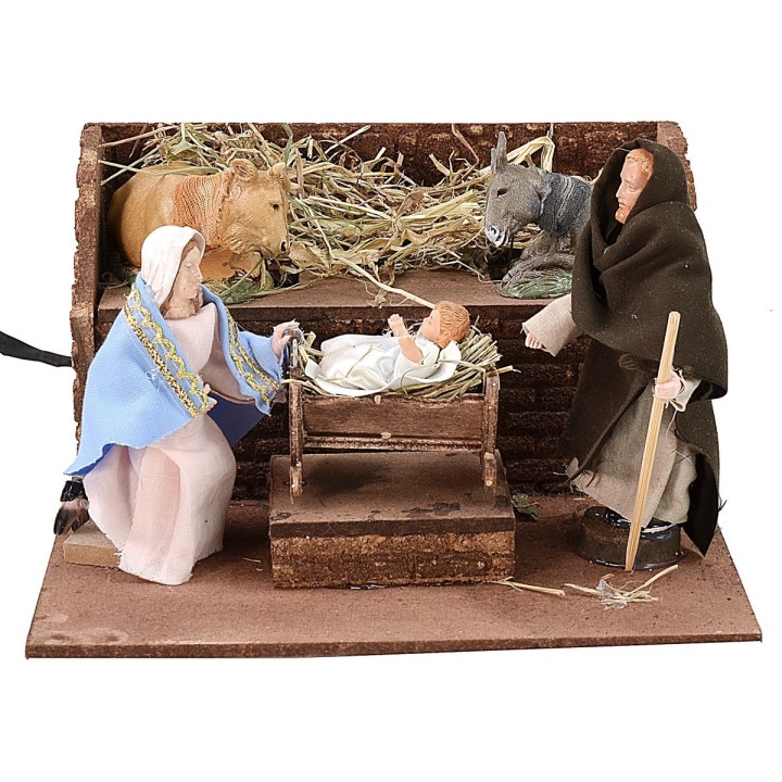 Palestinian nativity triple movement 12 cm