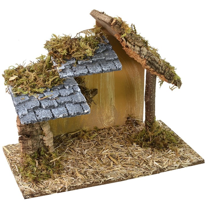 Hut with mezzanine cm 32x17x24.6 h.
