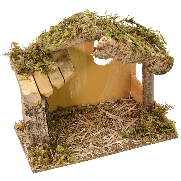Cabaña con ventana cm 23,5x12x19 h