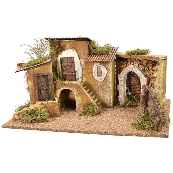 Borgo con arco cm 47x32x24 h
