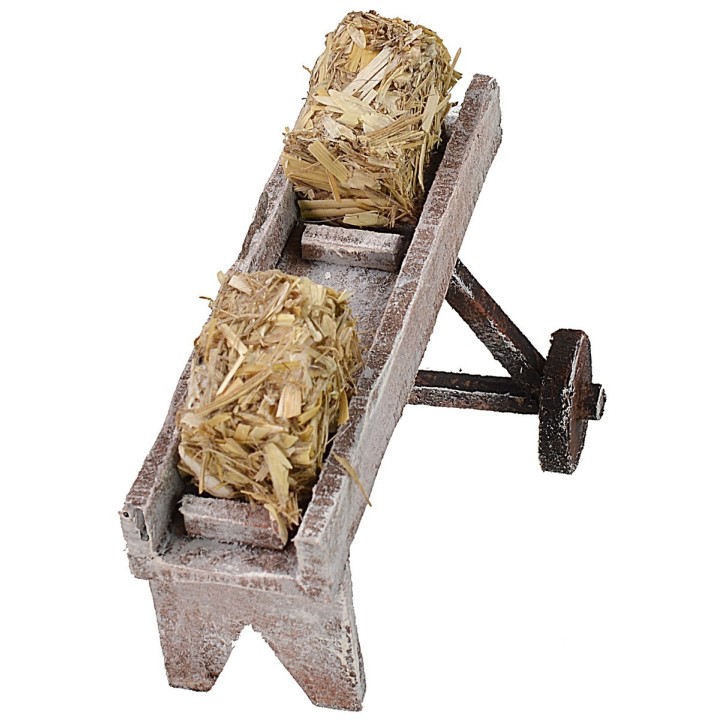 Montón de heno de 10,5x6,3x8 cm de altura para Belén