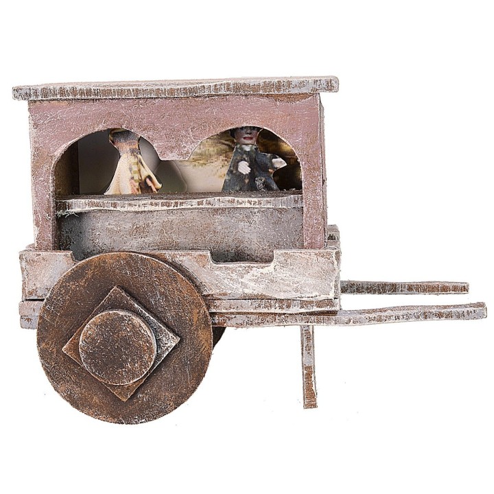Carro de titiritero cm 14,5x10x10,5 h