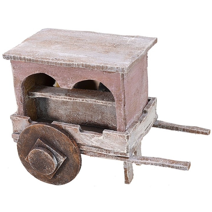 Carretto burattinaio cm 14,5x10x10,5 h