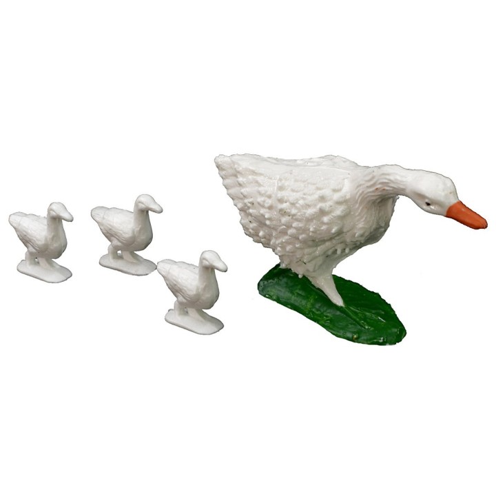 Oliver family of geese for statues 10 cm