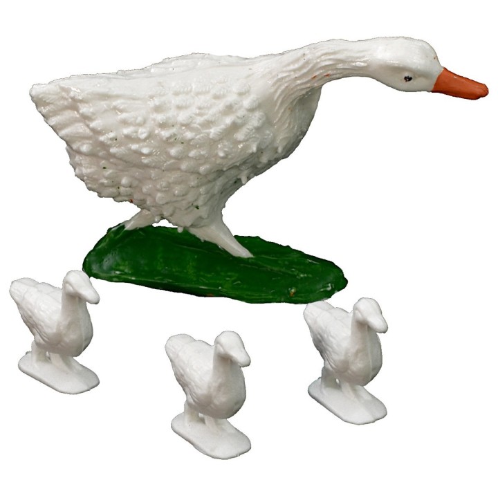 Oliver family of geese for statues 10 cm
