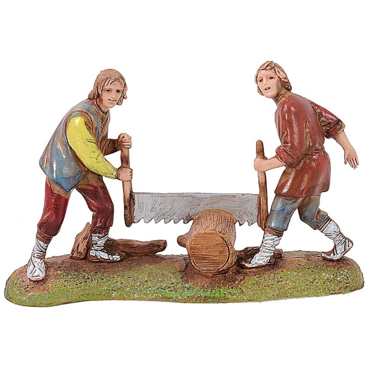 Set of 4 groups at work 6 cm Neapolitans