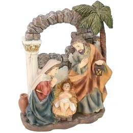 Natividad de resina 15 cm Belén