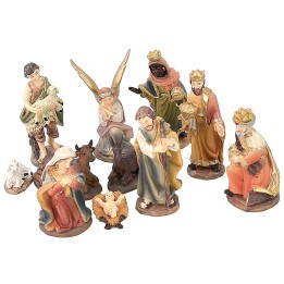 Nativity set 11 subjects cm 7 for Nativity scene