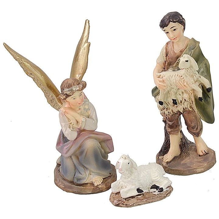 Set Natività 11 soggetti 7 cm per Presepe