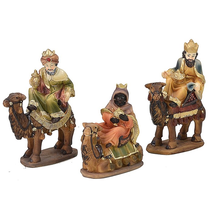 Set Natività 11 soggetti 7 cm per Presepe