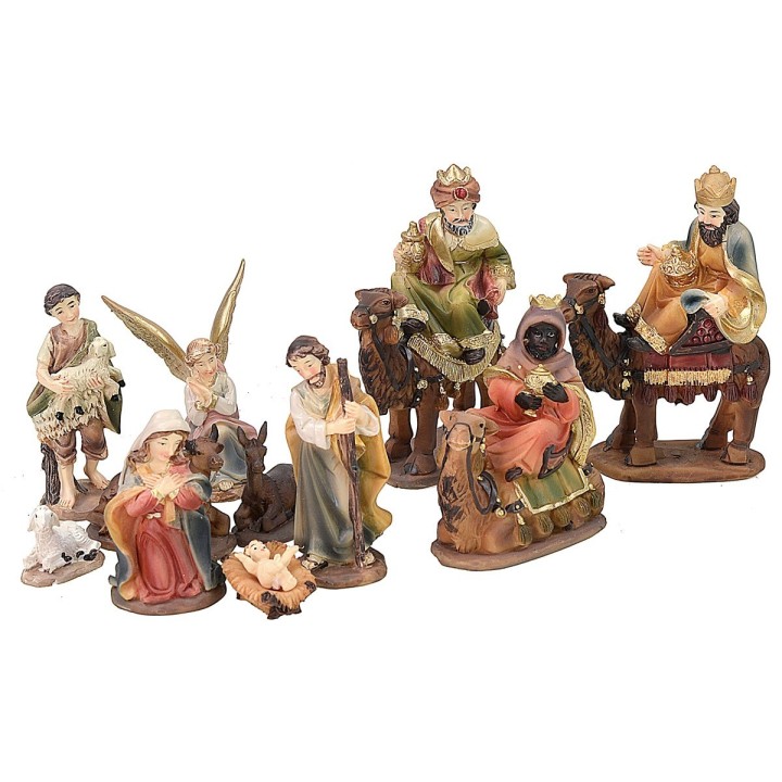 Set Natividad 11 figuras 7 cm para Pesebre