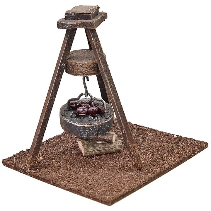 Bivacco per castagne cm 8,5x8,5x8,5 h