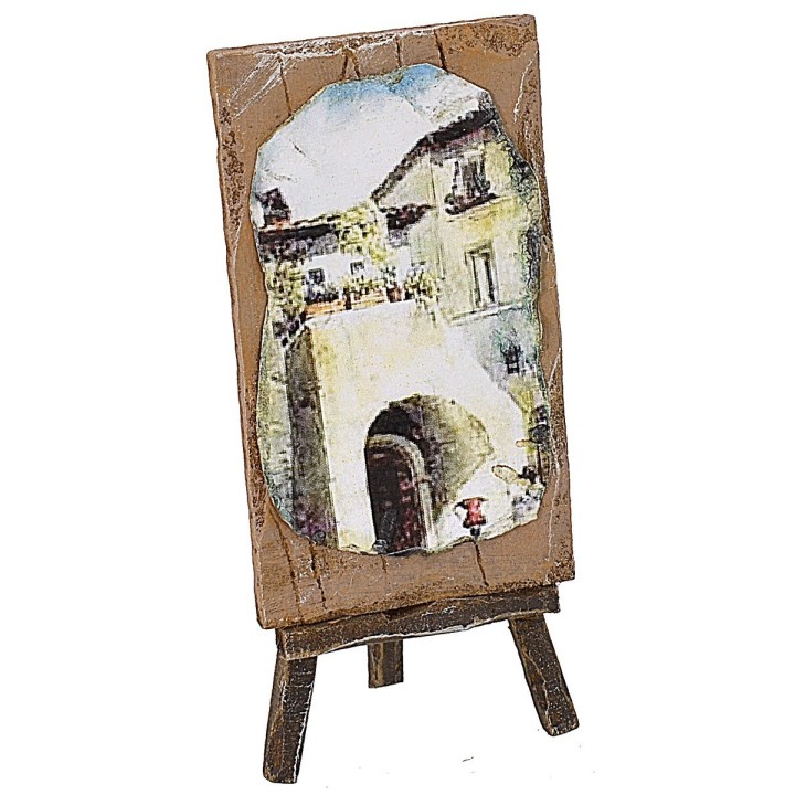 Quadro con piedistallo cm 4x3x9 h