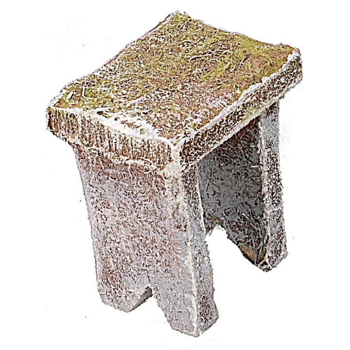 Wooden stool 2.5x2x3 cm h
