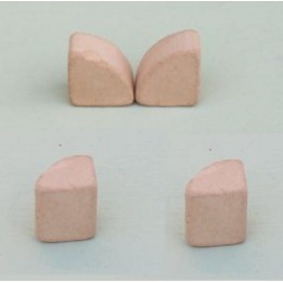 Terracotta battlements 7x7x7 mm bag of 60 pcs