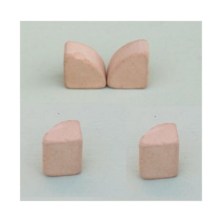 Merli in terracotta mm 7x7x7 busta da 60 pz