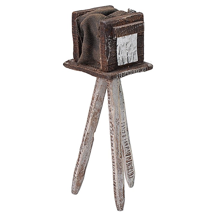 Antique camera cm 3x3x8 h