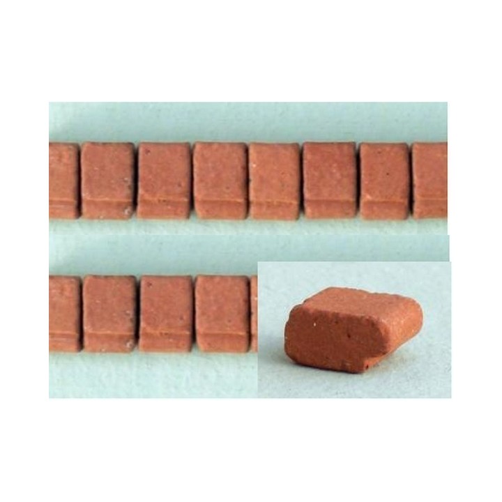 Shelves 9x7 mm in terracotta bag 60 pcs