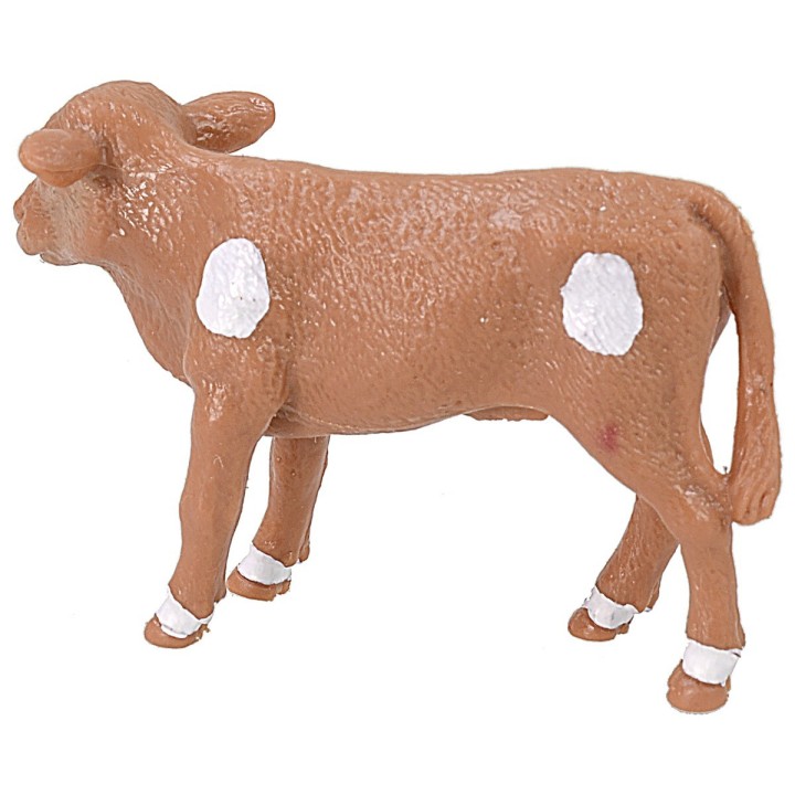 Brown spotted cow for 6-8 cm statues