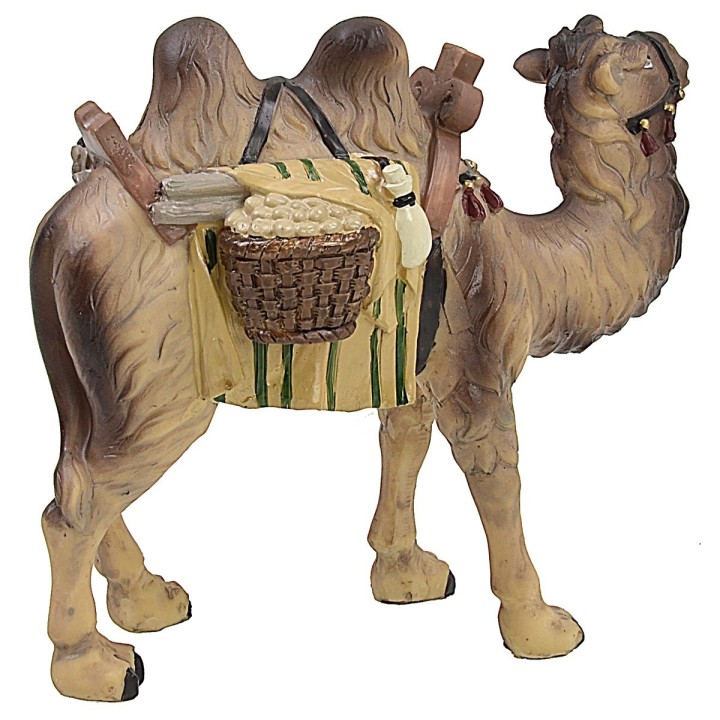 Standing camel with load 13x11.5 cm h