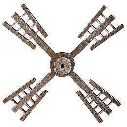 Aspa para molino de viento de madera ø 14 cm
