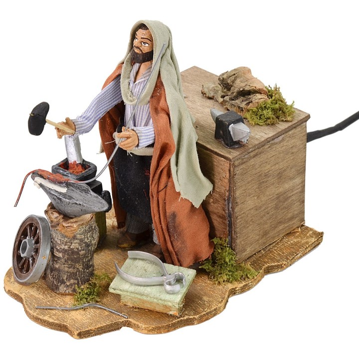 Oriental blacksmith on the move 12 cm