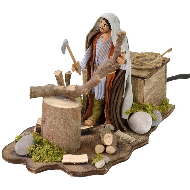 Oriental lumberjack on the move 12 cm