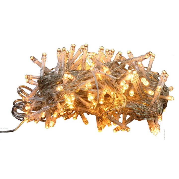 Catena 180 led bianco caldo con giochi di luce per esterno e