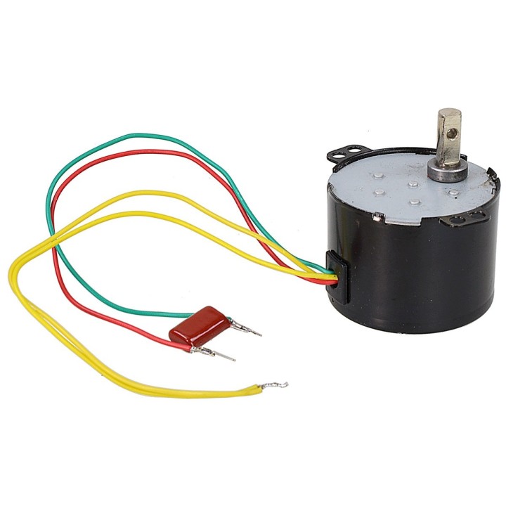 Motoriduttore 5 giri 6-10W 220V con rotazione senso orario e