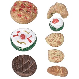 Set of 8 assorted sweets for pastry chef 0.5-1.5 cm