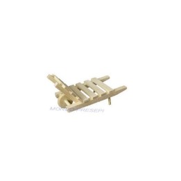 Wooden wheelbarrow available in various sizes: