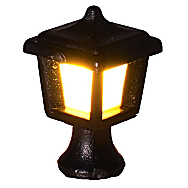 Lanterna da tavolo in metallo 1 cm con led 12V luce calda