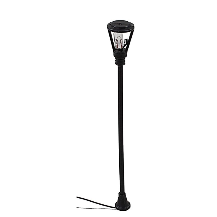 Lampione da strada h. 5,5 cm con led 3V luce calda