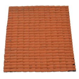 Terracotta pvc roof panel 21.5x16 cm