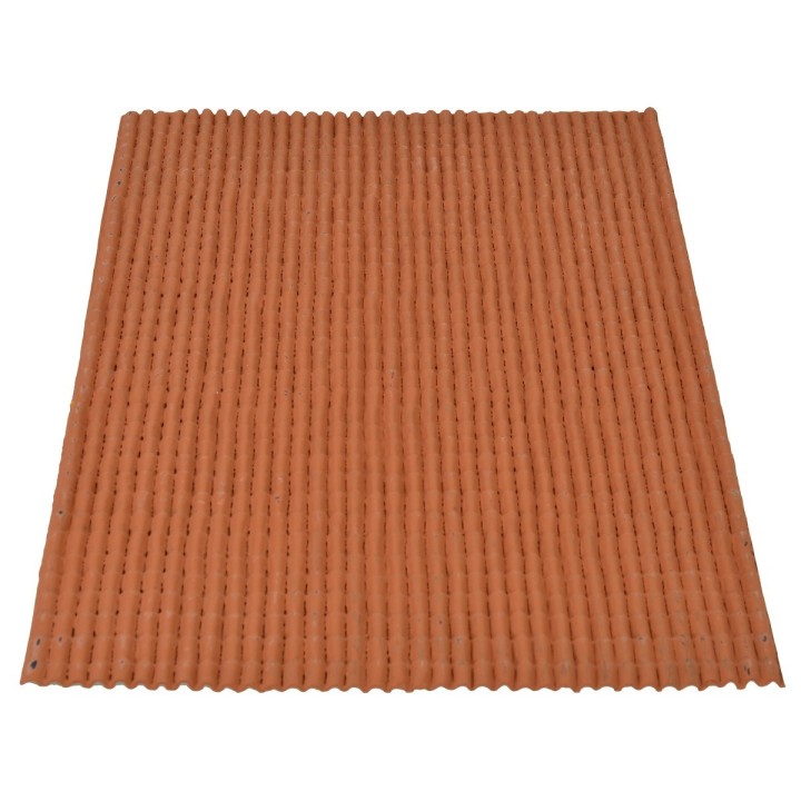 Panel de PVC para techo color terracota cm 32,5x48,5