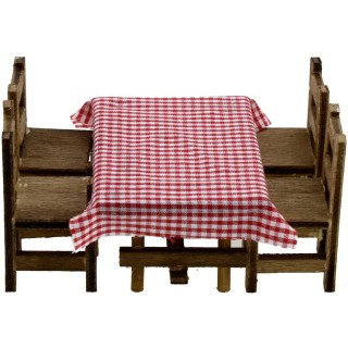 Tavolo in legno cm 8x6x4,2 h. 