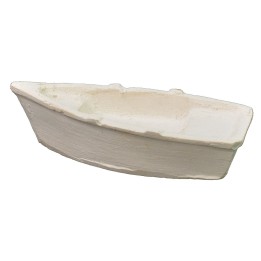 Barco en yeso de 9,5x4x2 cm h