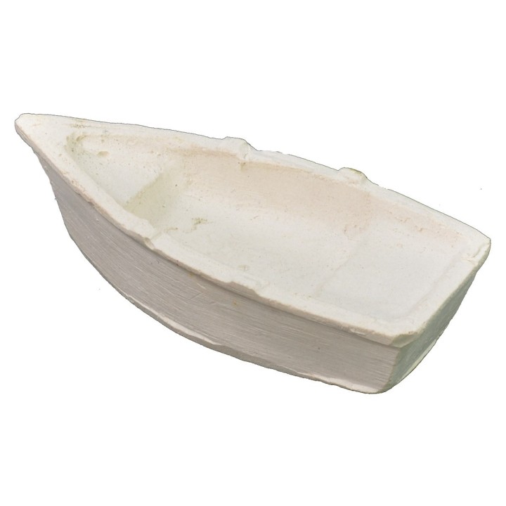 Barco en yeso de 9,5x4x2 cm h