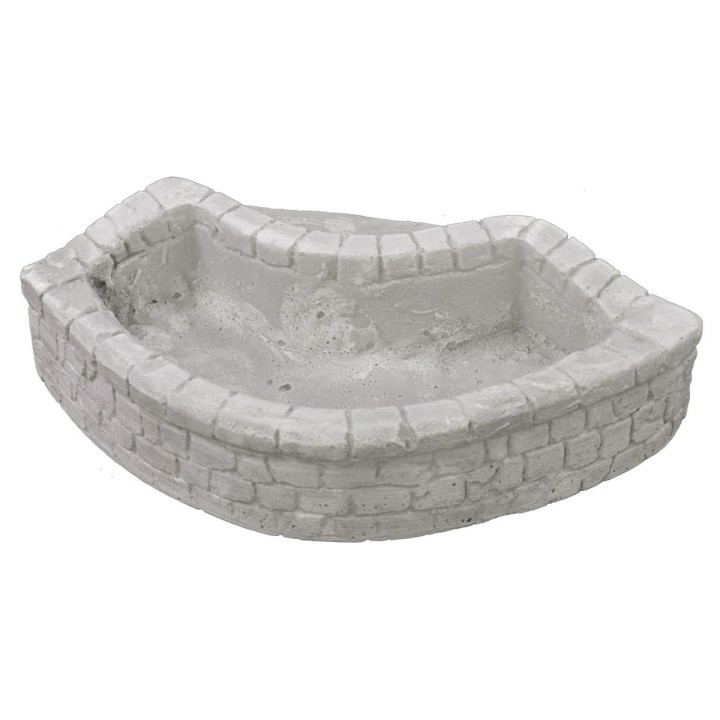 Lavatoio in gesso con scalinate cm 17x10x5 h