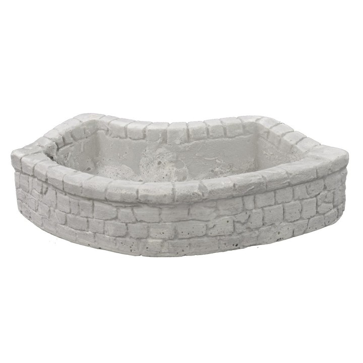 Plaster sink with steps cm 17x10x5 h
