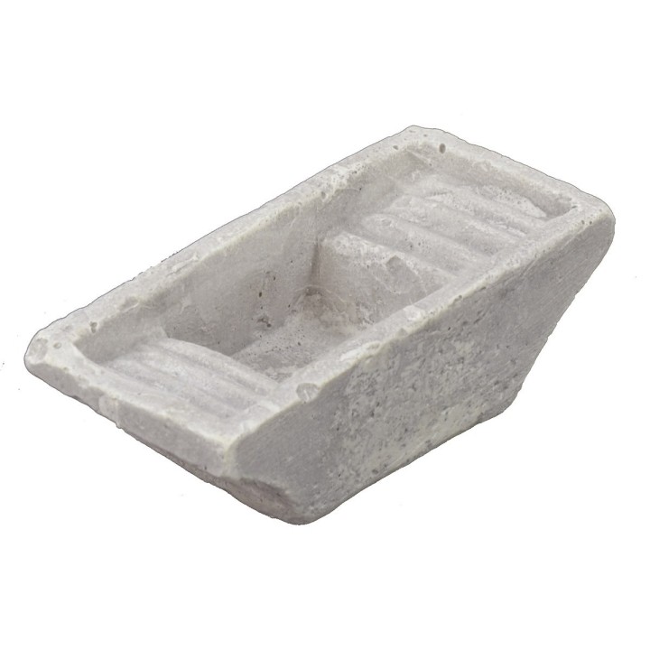 Lavadero de yeso de 7,5x3,5x2,5 cm h