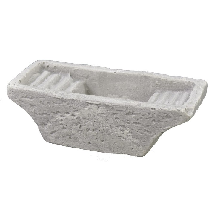Lavadero de yeso de 7,5x3,5x2,5 cm h