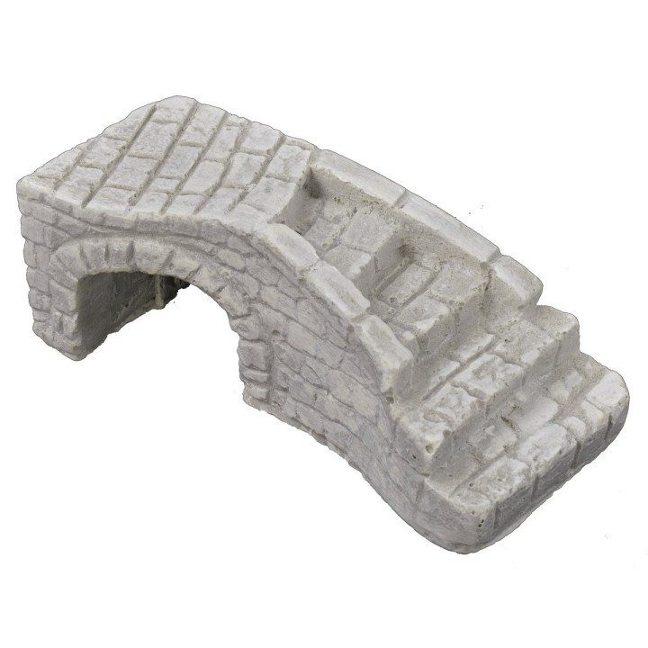 Scala in gesso con ponte cm 14x6x4,5 h