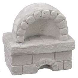 Horno de yeso cm 9,5x5,5x10 h