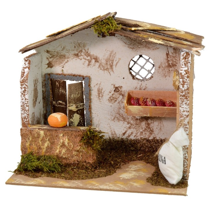 Bottega del fornaio cm 20x14x18 h