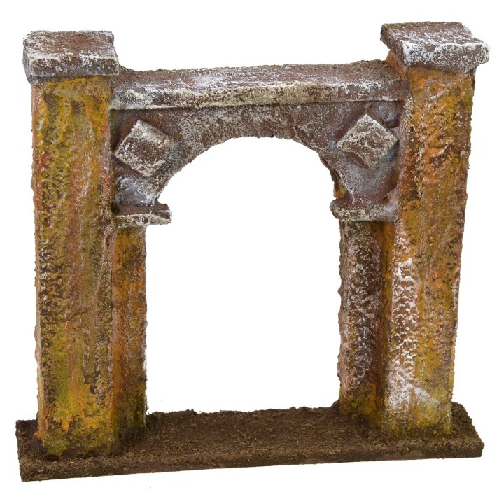 Arco de entrada cm 11,5x2,5x10,3 h para estatuas de 6 cm