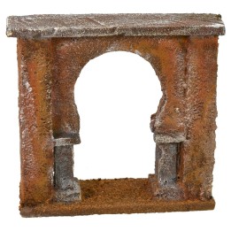 Arco de entrada cm 10,5x3,3x10 h para estatuas de 6 cm