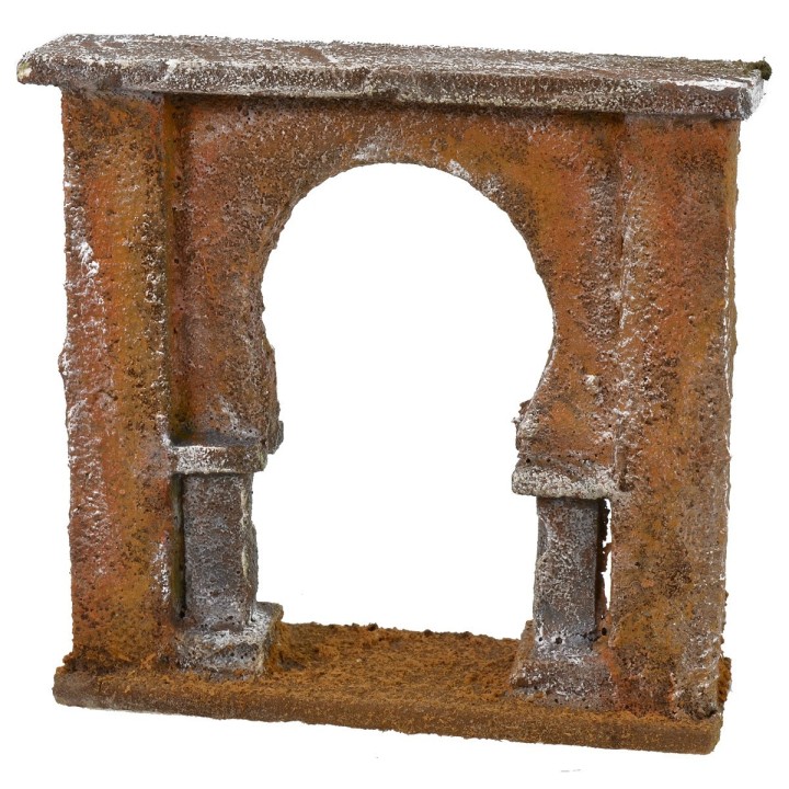 Entrance arch 10.5x3.3x10 h cm for 6 cm statues