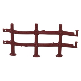Valla lineal modular con encaje de 10x4,5 cm h