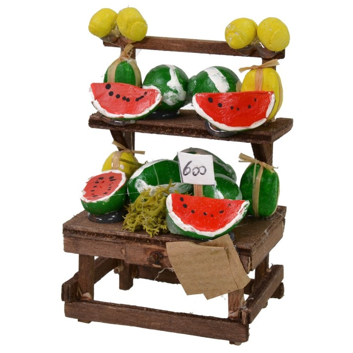 Banchetto del fruttivendolo cm 5x4x8 h
